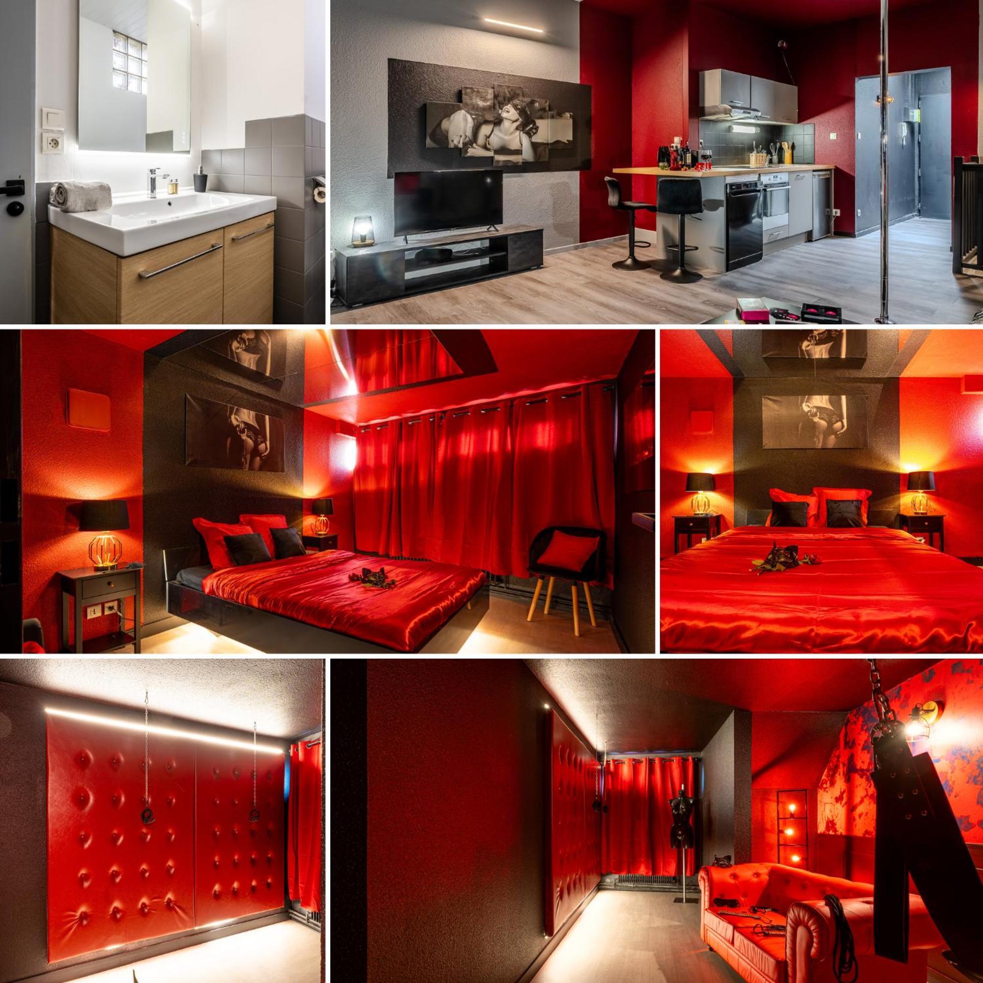 Cocon Sensuel - 50 Nuances - Les Cocons De Nath Apartment Montbéliard Exterior photo